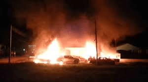 A violência em Humaitá, em foto do Estadão. 