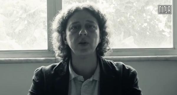 A advogada que pediu asilo, em foto do portal Ninja.