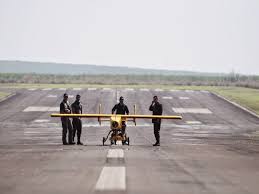 O drone "Acauã", cujo nome remete a uma ave de rapina. Foto da FAB.