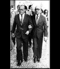 Roberto Marinho e o então presidente Figueiredo, o último dos generais; 